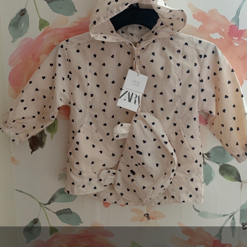 NWT Zara 4/5 years raincoat jacket - Picture 1 of 6